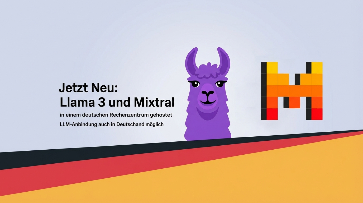Neu bei uns: Llama 3 & Mixtral – jetzt aus deutschem Rechenzentrum